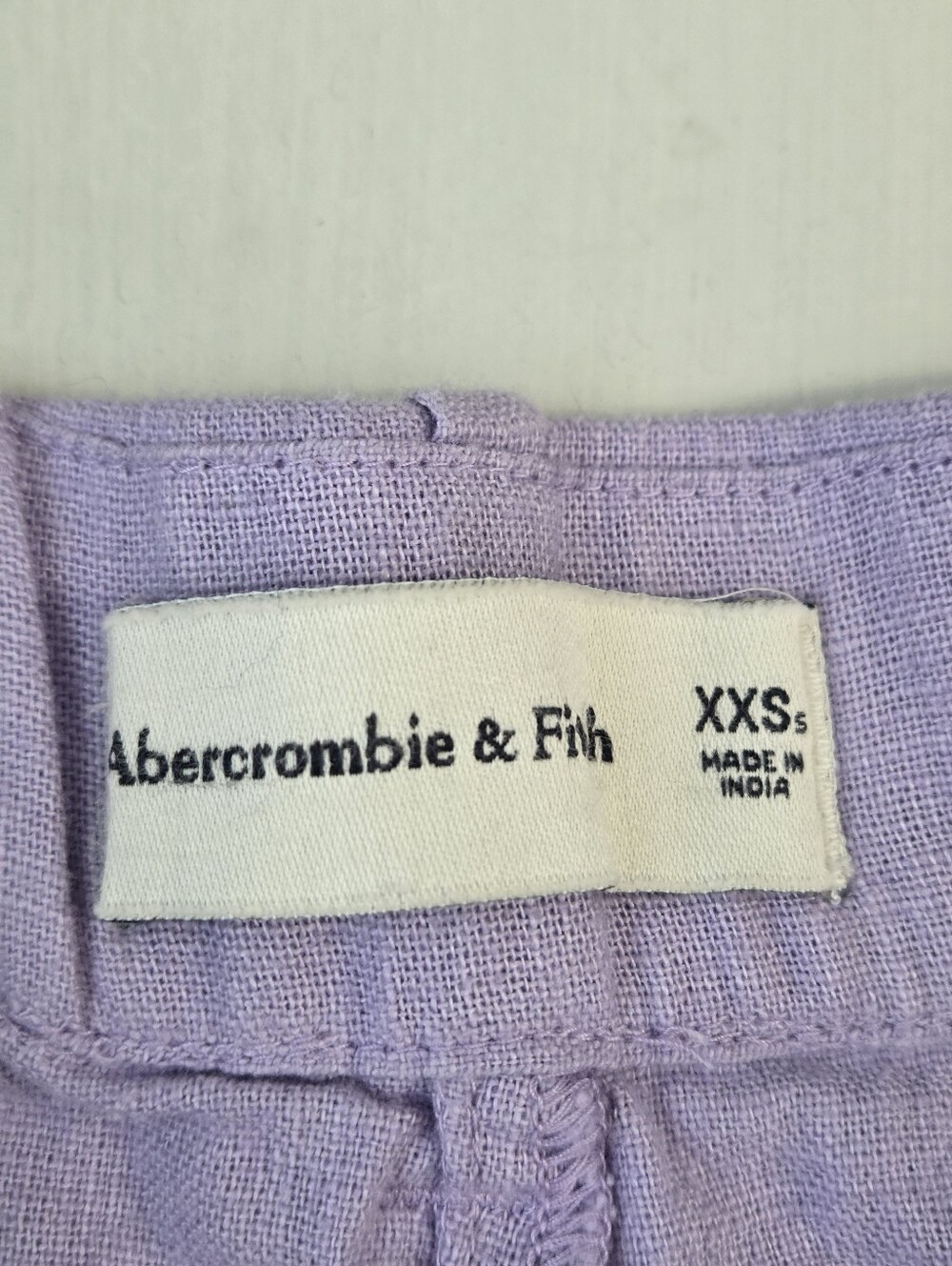 Abercrombie And Fitch A&F Sloane Linen-Blend Tailored Wide Leg Pant - Picture 6 of 12